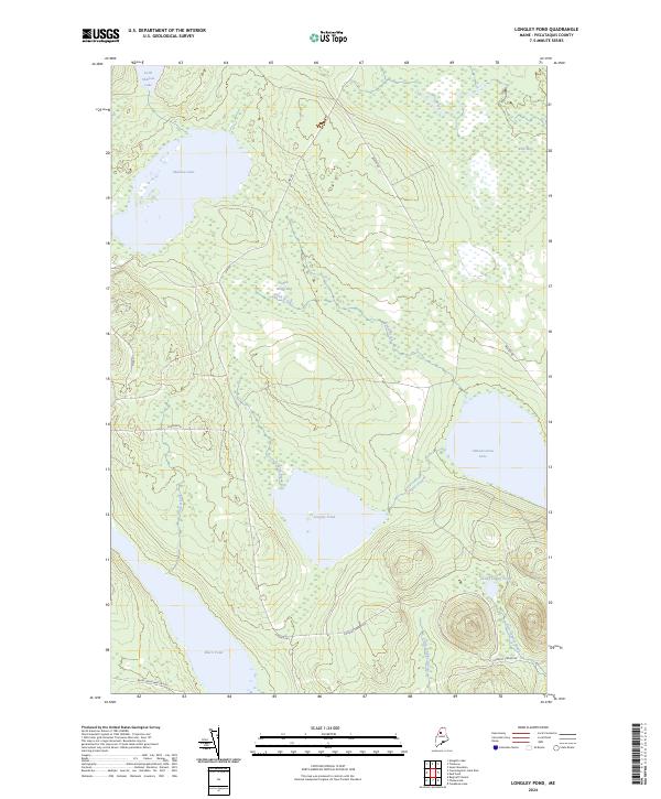 USGS Topographic Map – Longley Pond