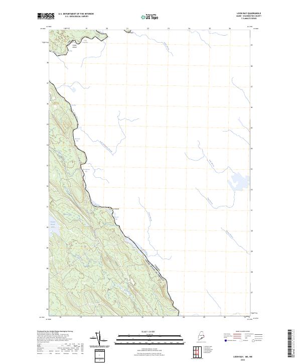 USGS Topographic Map – Loon Bay