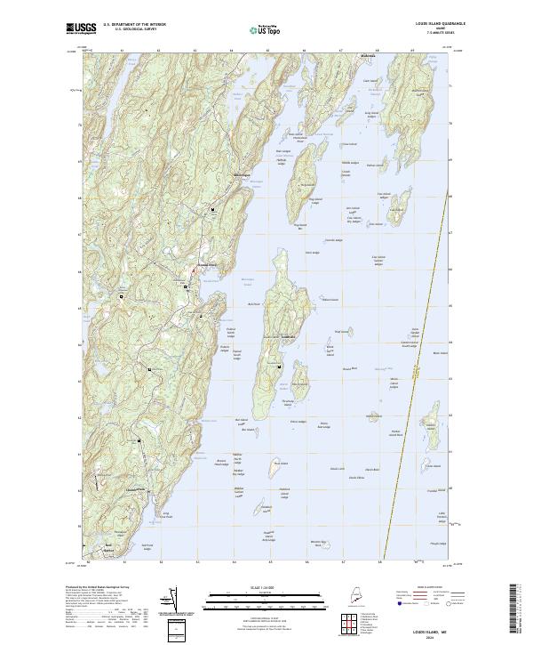 USGS Topographic Map – Louds Island