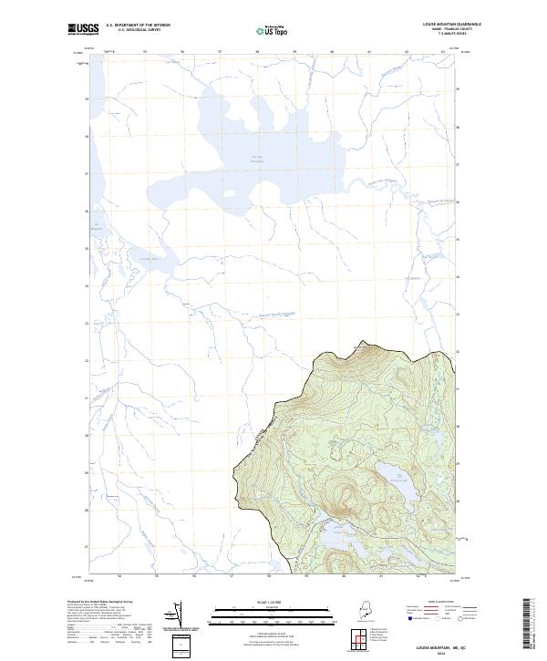 USGS Topographic Map – Louise Mountain