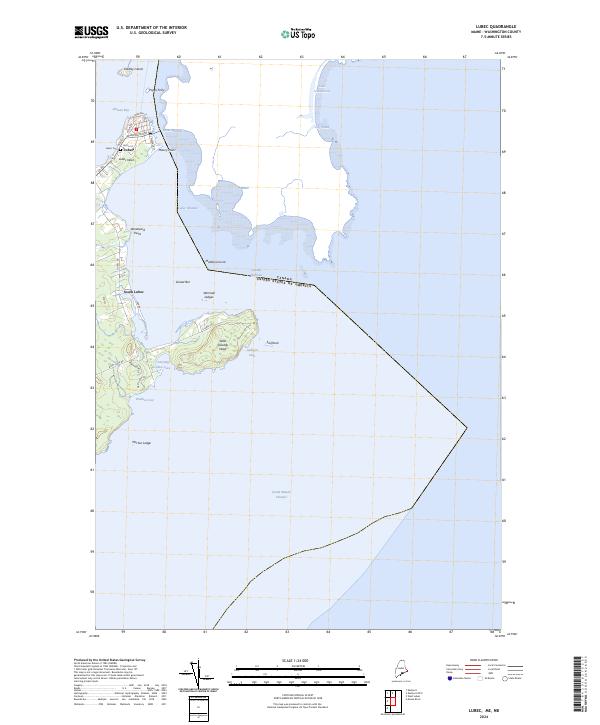 USGS Topographic Map – Lubec