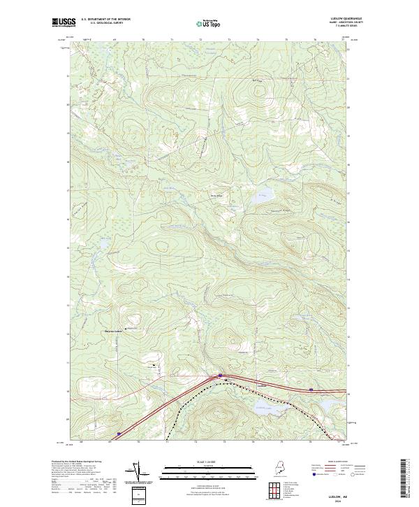USGS Topographic Map – Ludlow