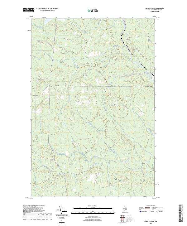 USGS Topographic Map – McNally Ridge
