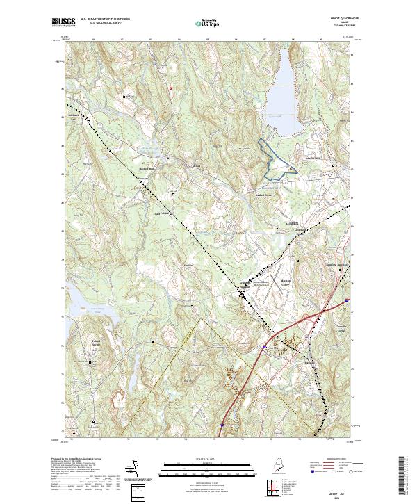 USGS Topographic Map – Minot