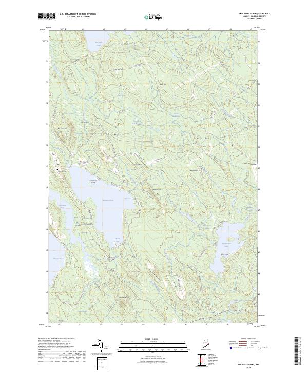 USGS Topographic Map – Molasses Pond