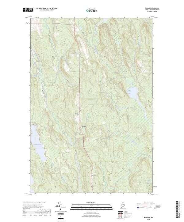USGS Topographic Map – Monarda