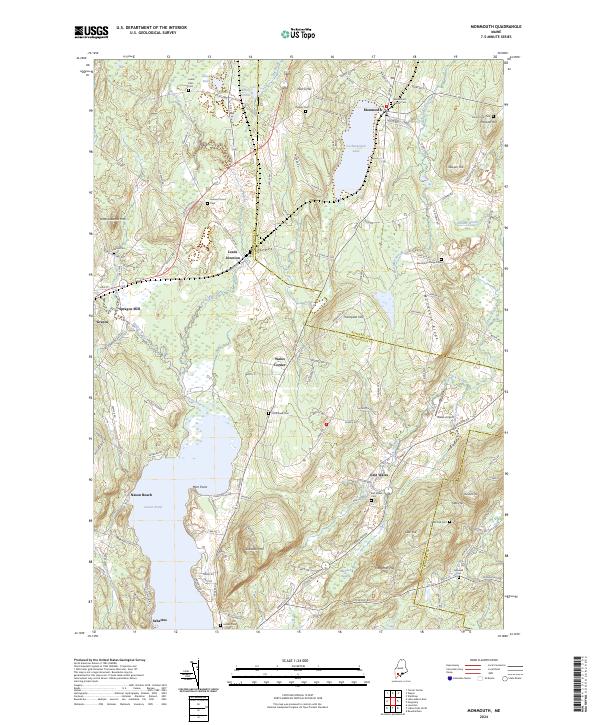 USGS Topographic Map – Monmouth