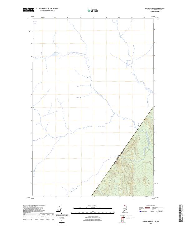 USGS Topographic Map – Morrison Brook