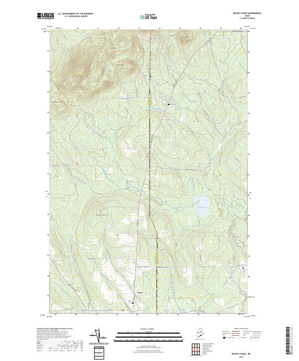 USGS Topographic Map – Mount Chase