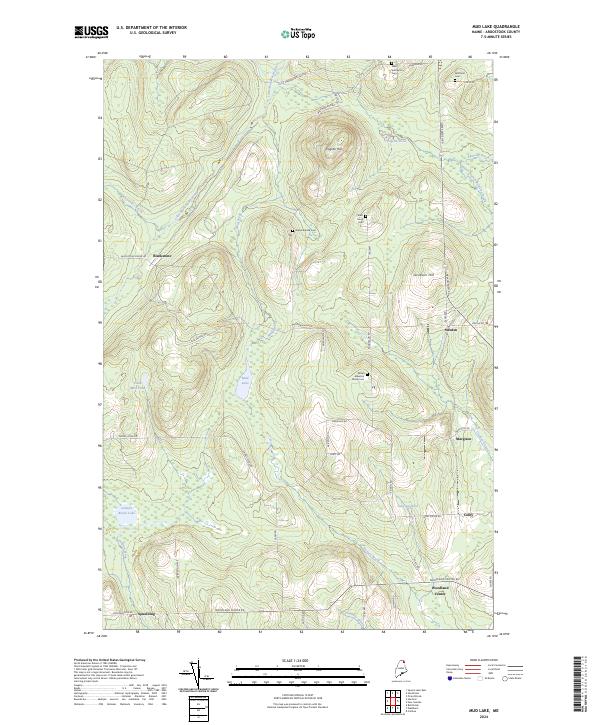 USGS Topographic Map – Mud Lake