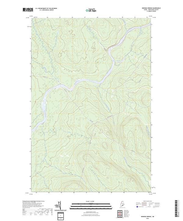 USGS Topographic Map – Ninemile Bridge