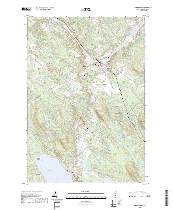 USGS Topographic Map – Norridgewock