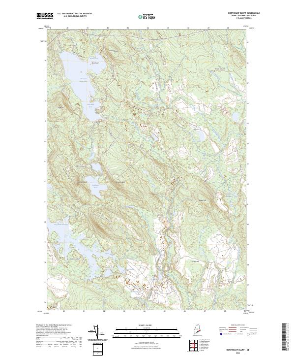 USGS Topographic Map – Northeast Bluff