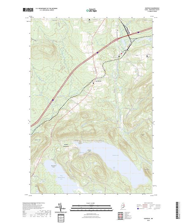 USGS Topographic Map – Oakfield