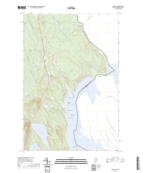 USGS Topographic Map – Orient