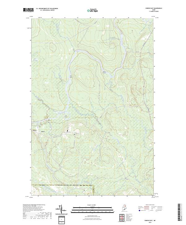 USGS Topographic Map – Oxbow East