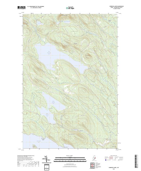 USGS Topographic Map – Oxbrook Lakes