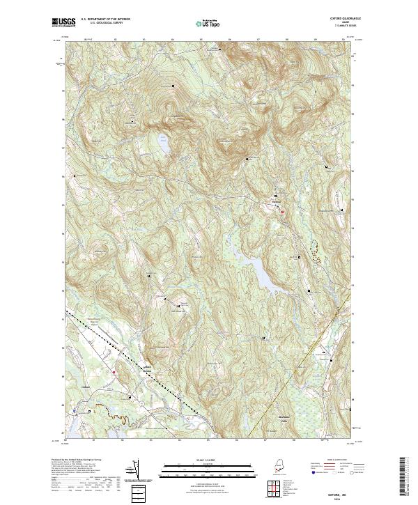 USGS Topographic Map – Oxford