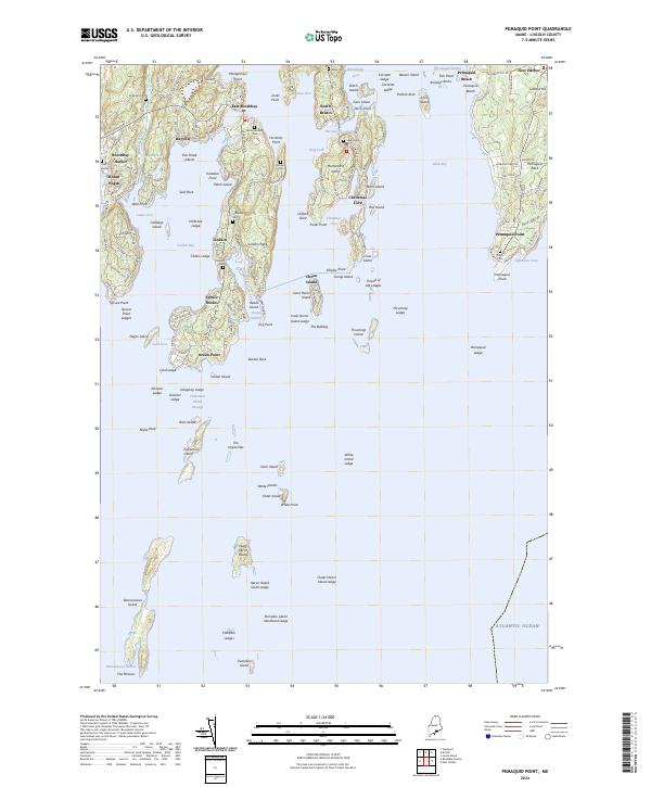 USGS Topographic Map – Pemaquid Point
