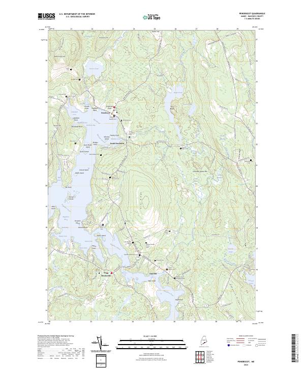 USGS Topographic Map – Penobscot