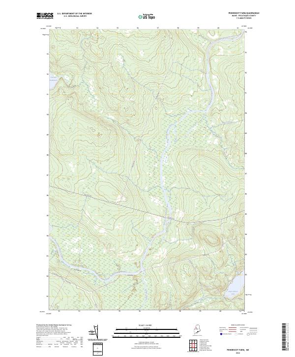 USGS Topographic Map – Penobscot Farm