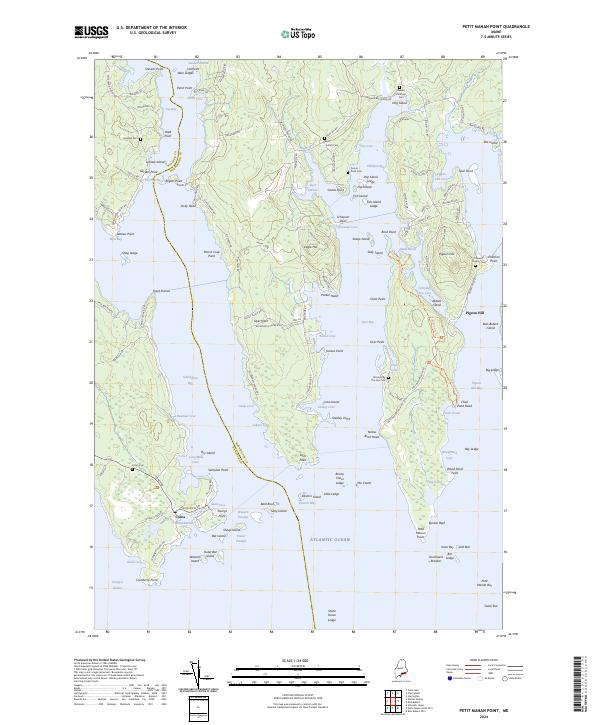 USGS Topographic Map – Petit Manan Point