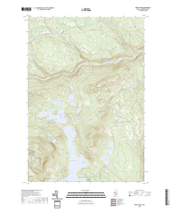 USGS Topographic Map – Pierce Pond