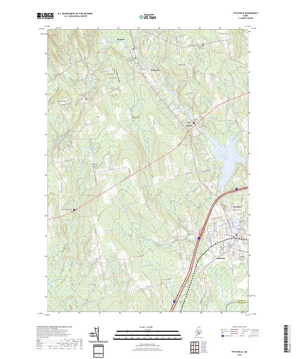 USGS Topographic Map – Pittsfield
