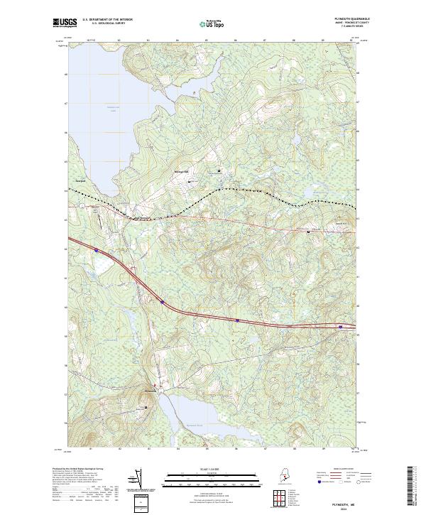 USGS Topographic Map – Plymouth