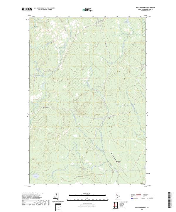 USGS Topographic Map – Ragmuff Stream