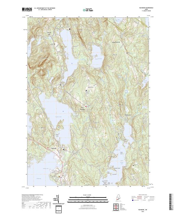 USGS Topographic Map – Raymond