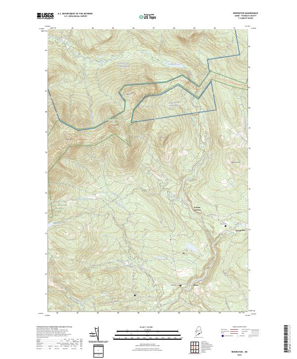 USGS Topographic Map – Redington