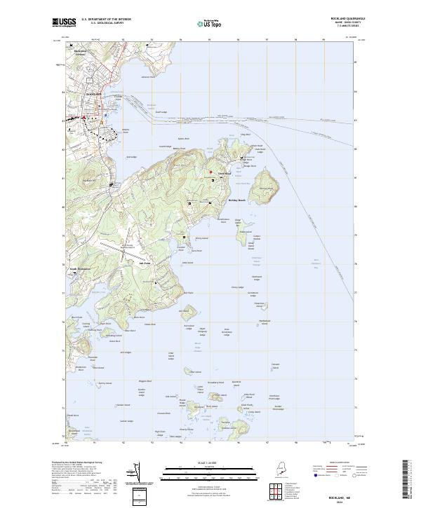 USGS Topographic Map – Rockland