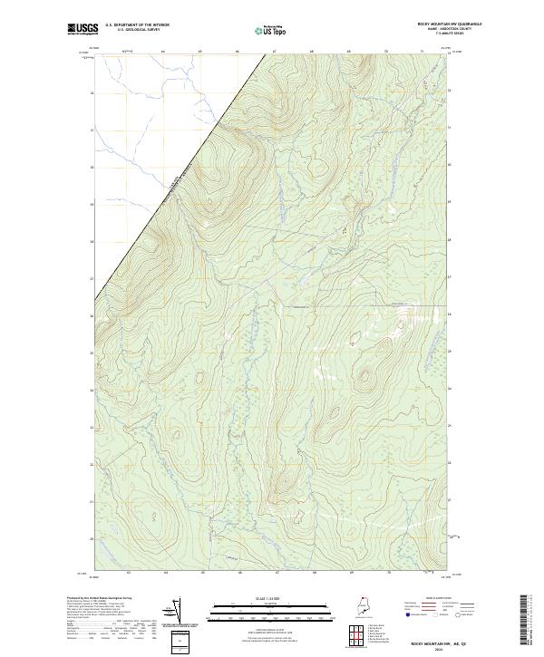 USGS Topographic Map – Rocky Mountain NW