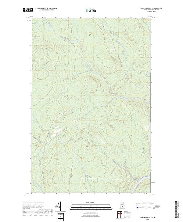 USGS Topographic Map – Rocky Mountain SW