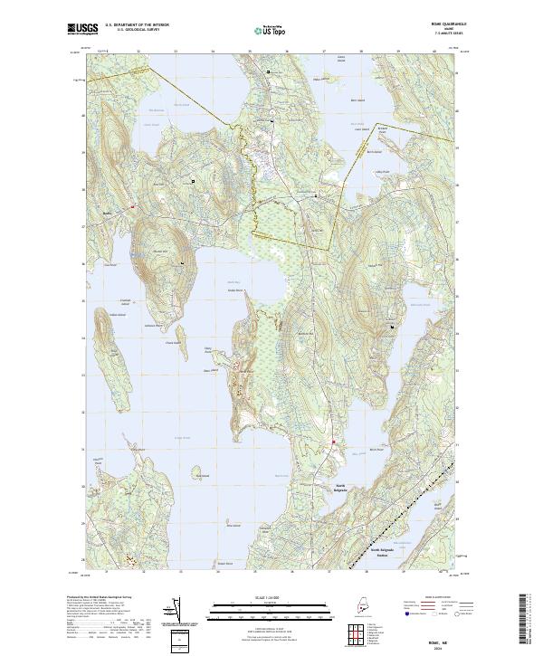 USGS Topographic Map – Rome