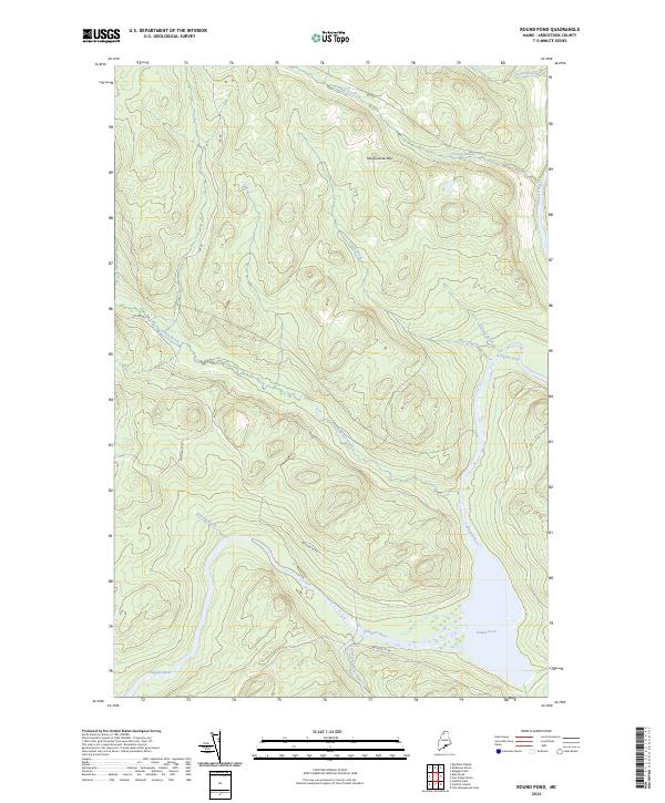 USGS Topographic Map – Round Pond