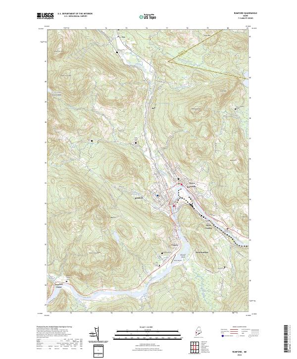 USGS Topographic Map – Rumford