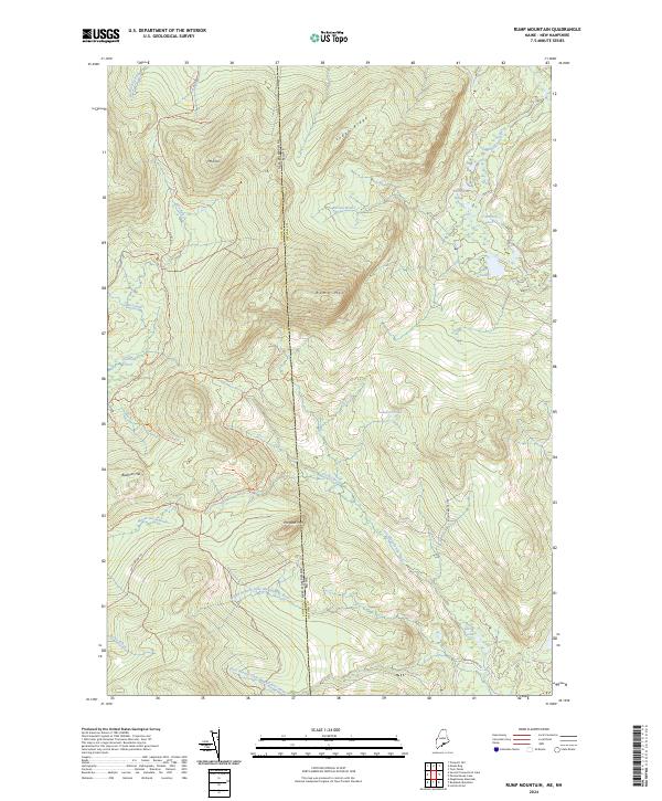 USGS Topographic Map – Rump Mountain
