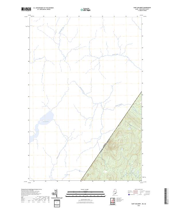 2024 Map of Saint Adalbert, 2024 Print