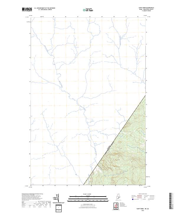 2024 Map of Saint Omer, 2024 Print