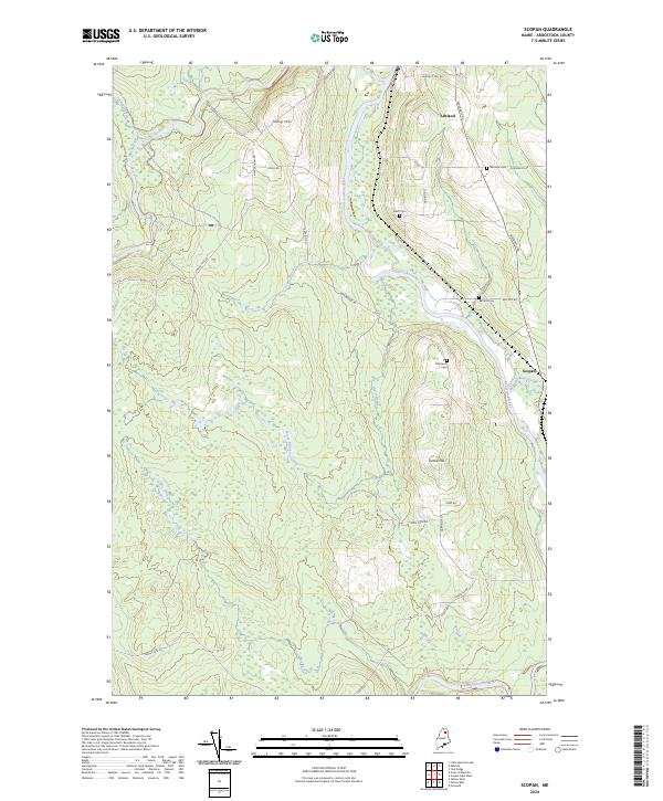 USGS Topographic Map – Scopan