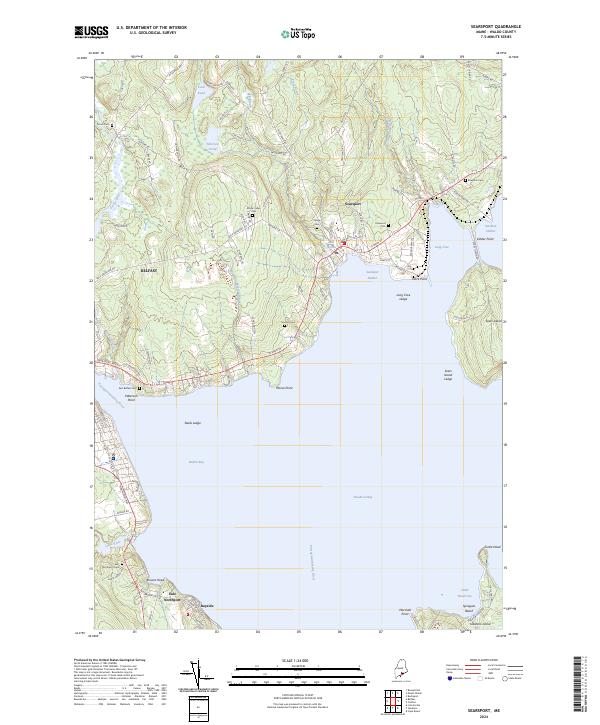 USGS Topographic Map – Searsport