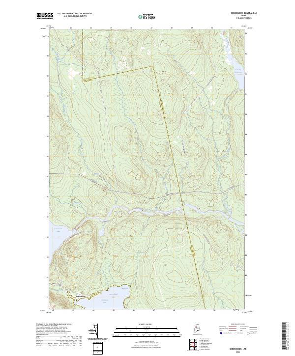 USGS Topographic Map – Seboomook