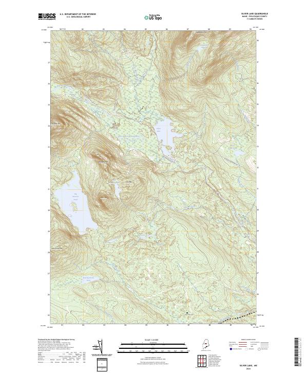 USGS Topographic Map – Silver Lake