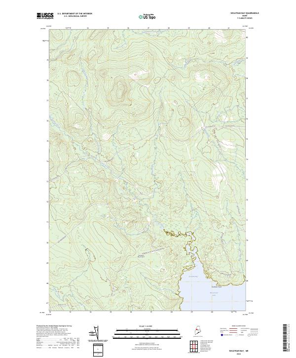 USGS Topographic Map – Socatean Bay