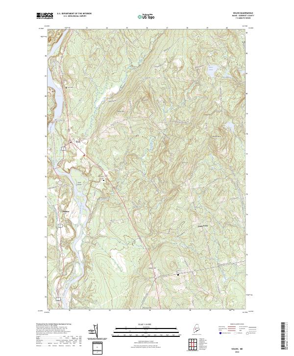 USGS Topographic Map – Solon