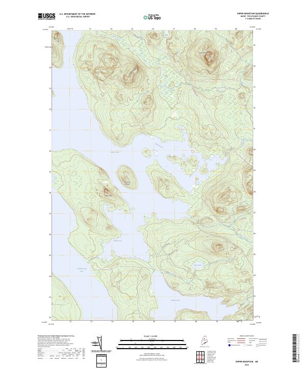 USGS Topographic Map – Soper Mountain