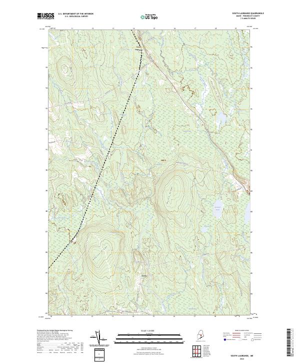 USGS Topographic Map – South Lagrange