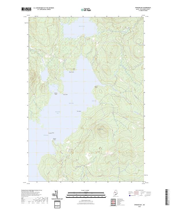 USGS Topographic Map – Spencer Bay